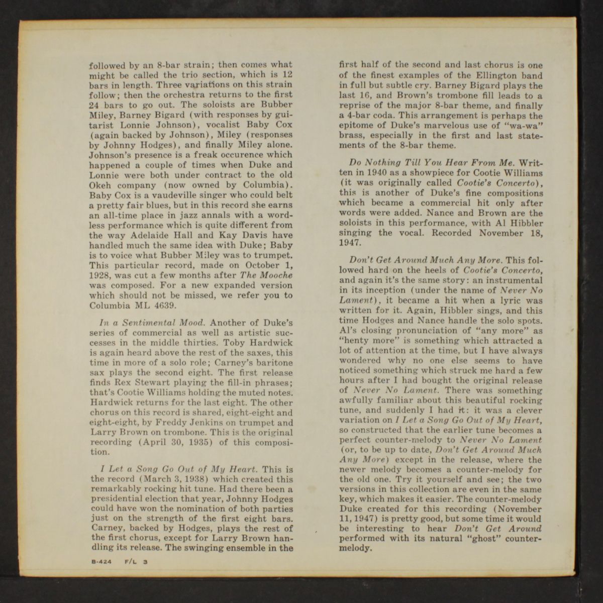 music of duke ellington by DUKE ELLINGTON