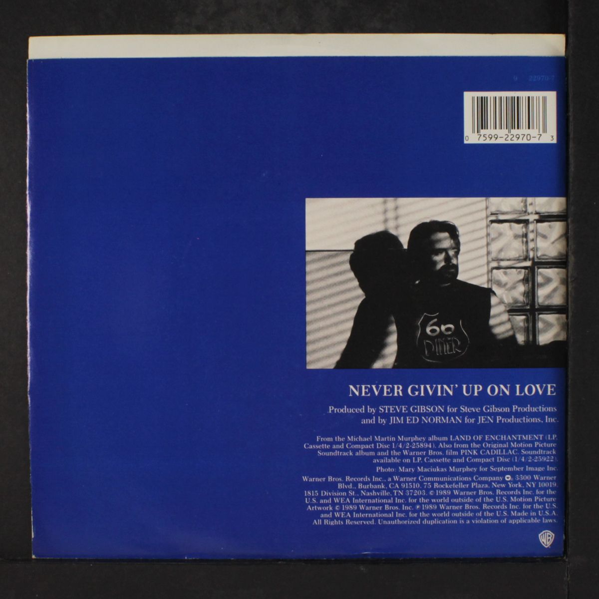 never givin' up on love by MICHAEL MARTIN MURPHY