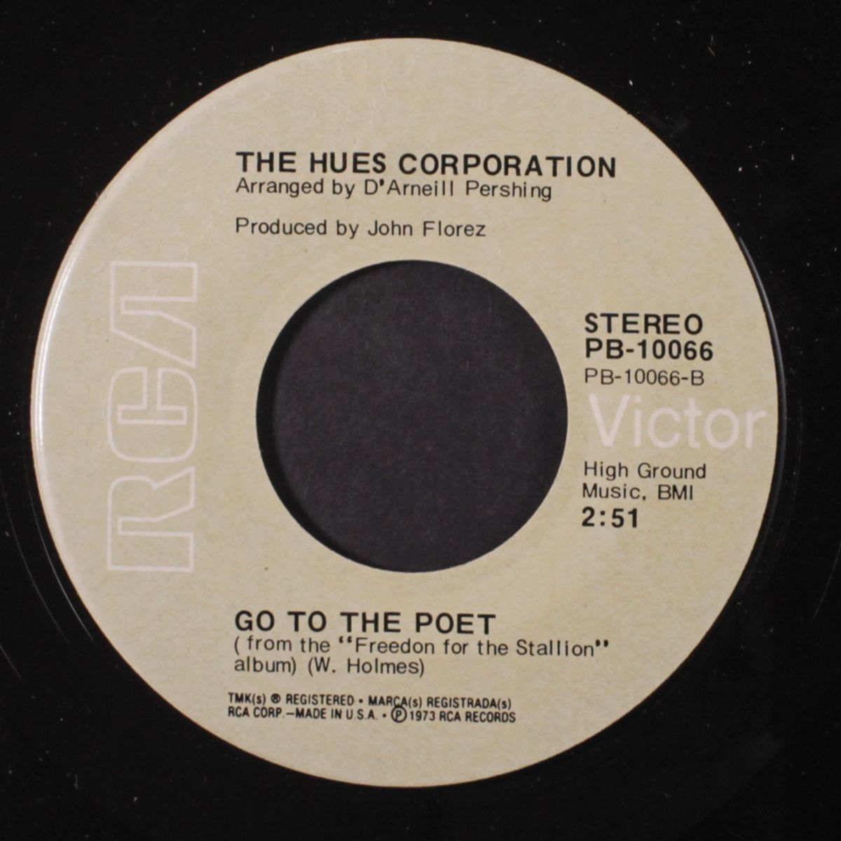 rockin soul / go to the poet by HUES CORPORATION