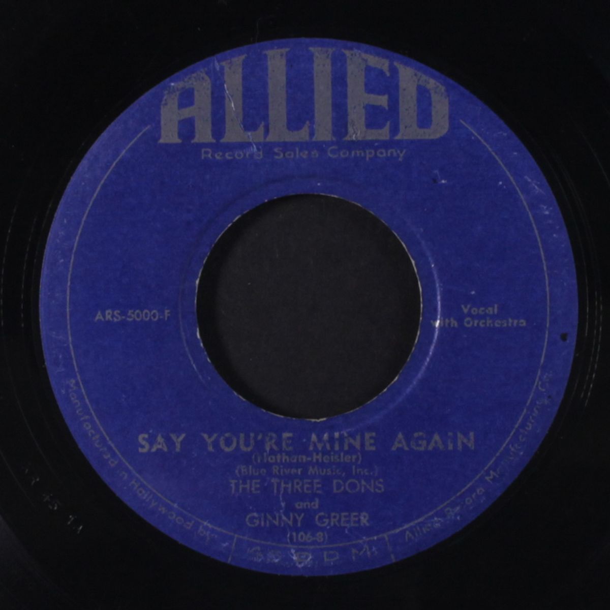 tutti frutti baby / say you're mine again by THREE DONS