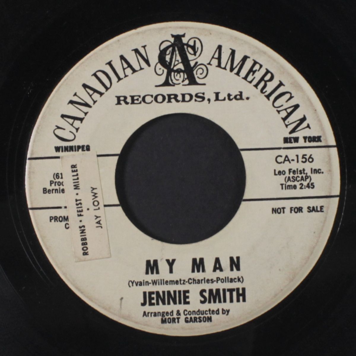 my man / i'll get by by JENNIE SMITH