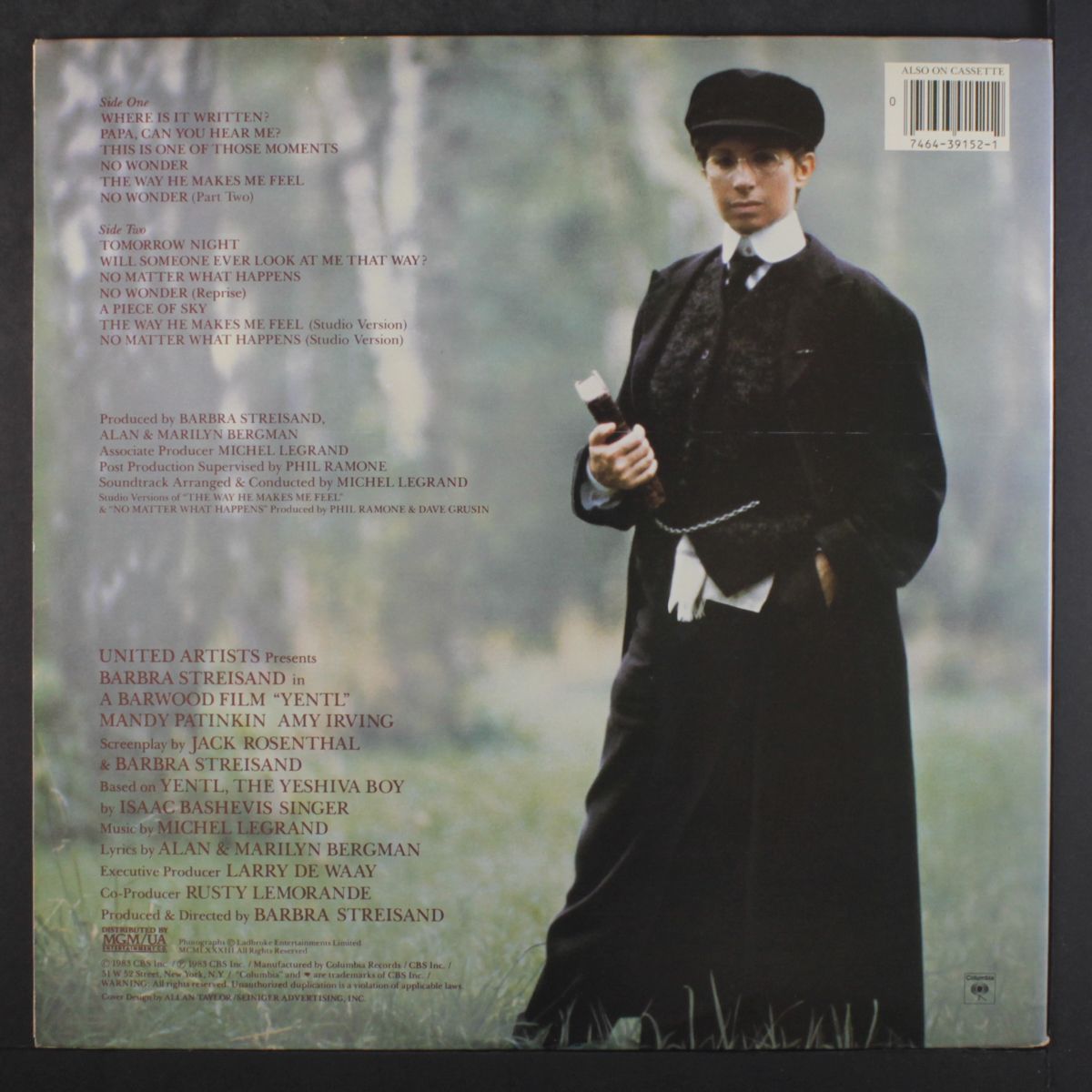 yentl soundtrack by BARBRA STREISAND