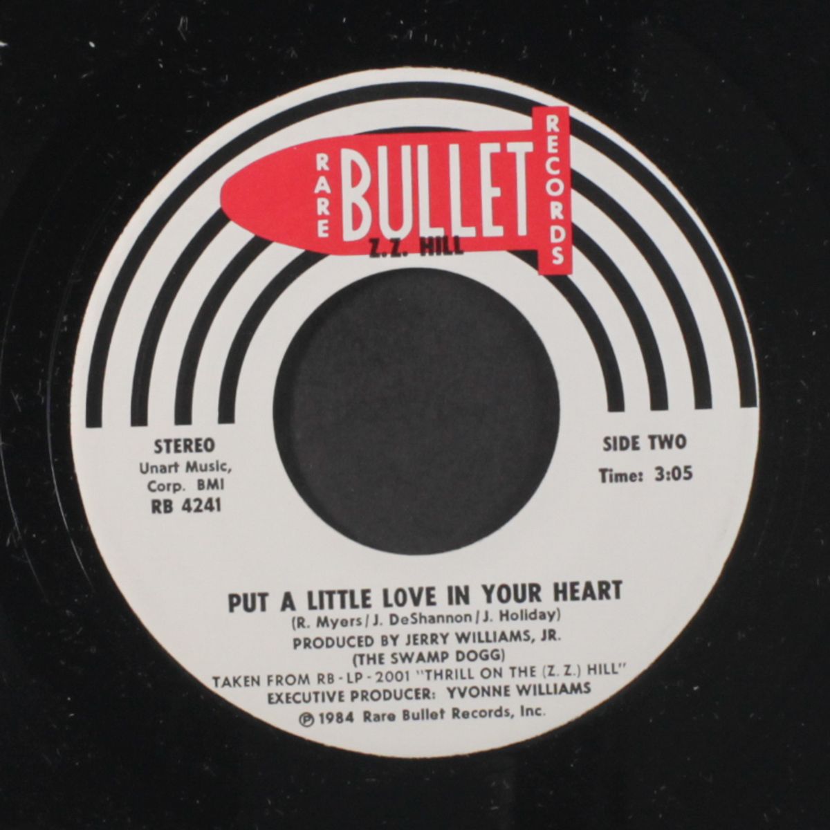 hold back / put a little love in your heart by Z.Z. HILL