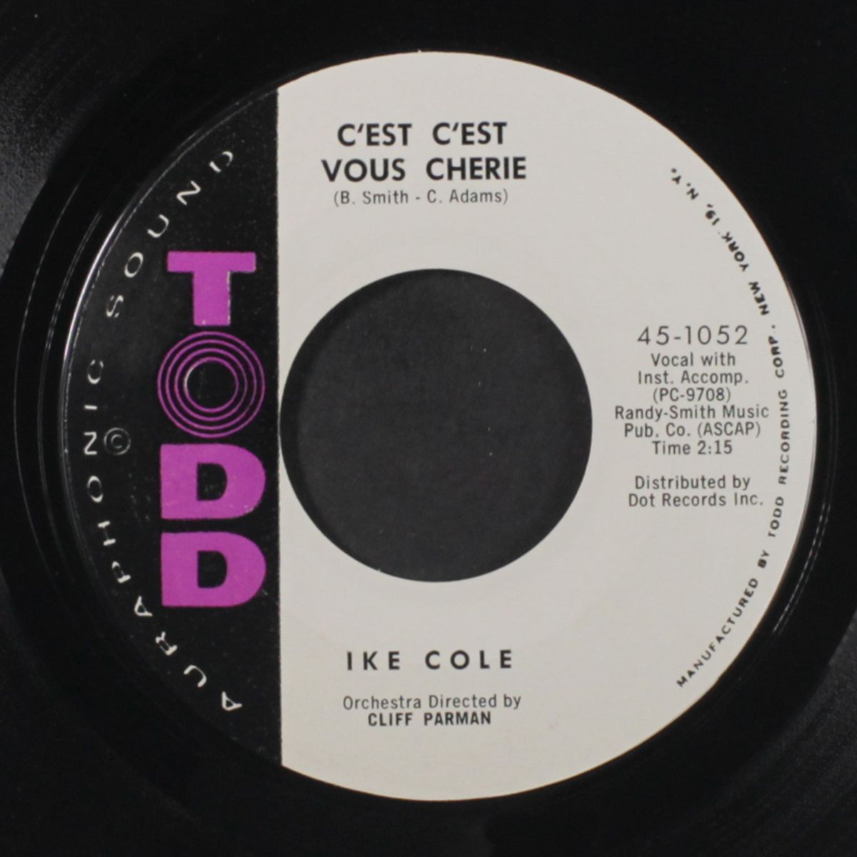 c'est vous c'est vous cherie by IKE COLE
