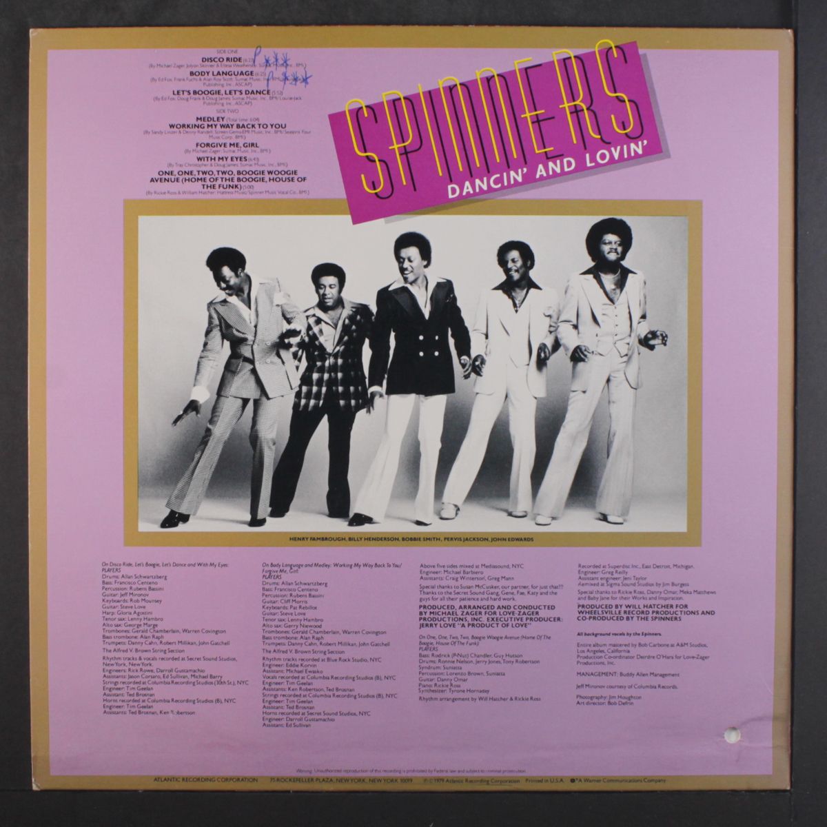 dancin' and lovin' by SPINNERS