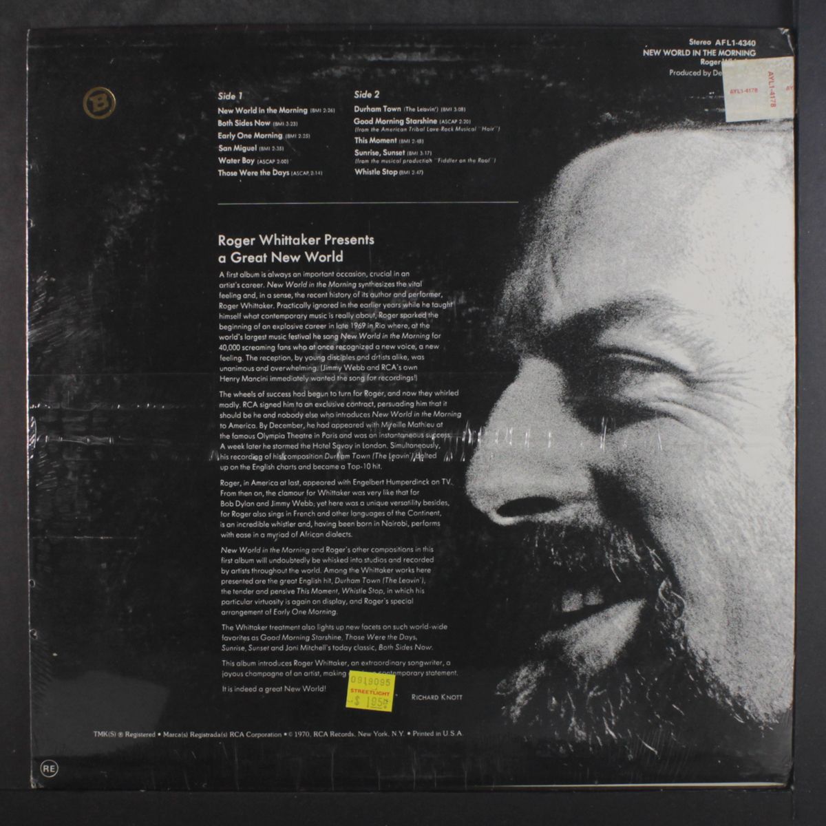 new world in the morning by ROGER WHITTAKER