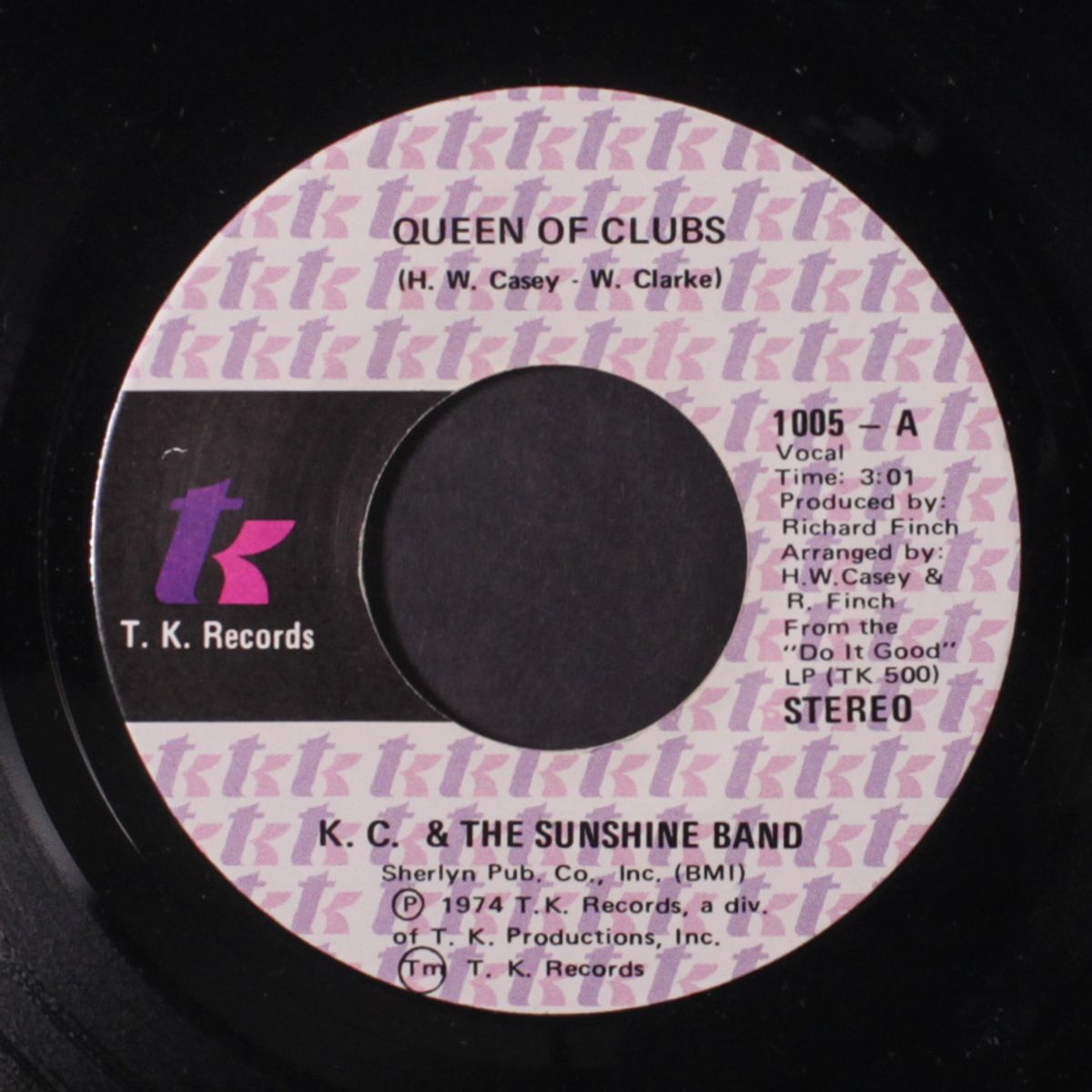queen of clubs / do it good by K.C. & SUNSHINE BAND