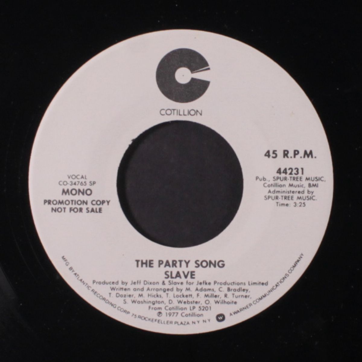 the party song / mono by SLAVE