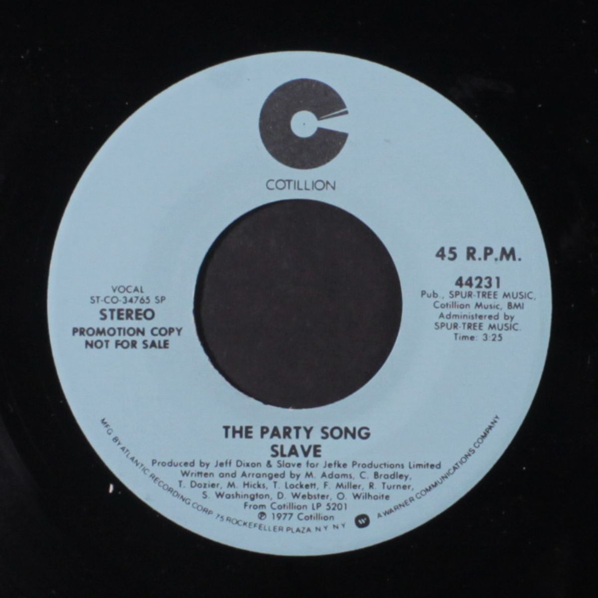 the party song / mono by SLAVE