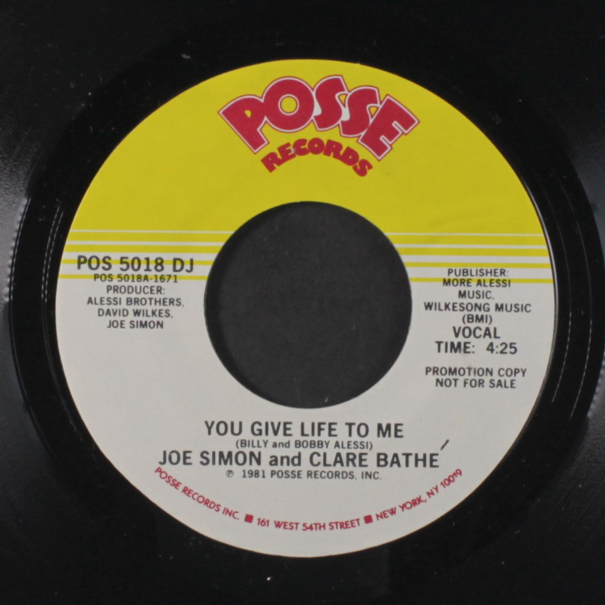 you give life to me / same by JOE SIMON & CLARE BATHE