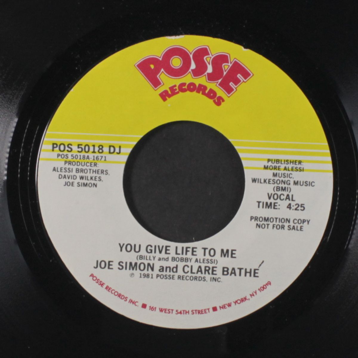 you give life to me / same by JOE SIMON & CLARE BATHE