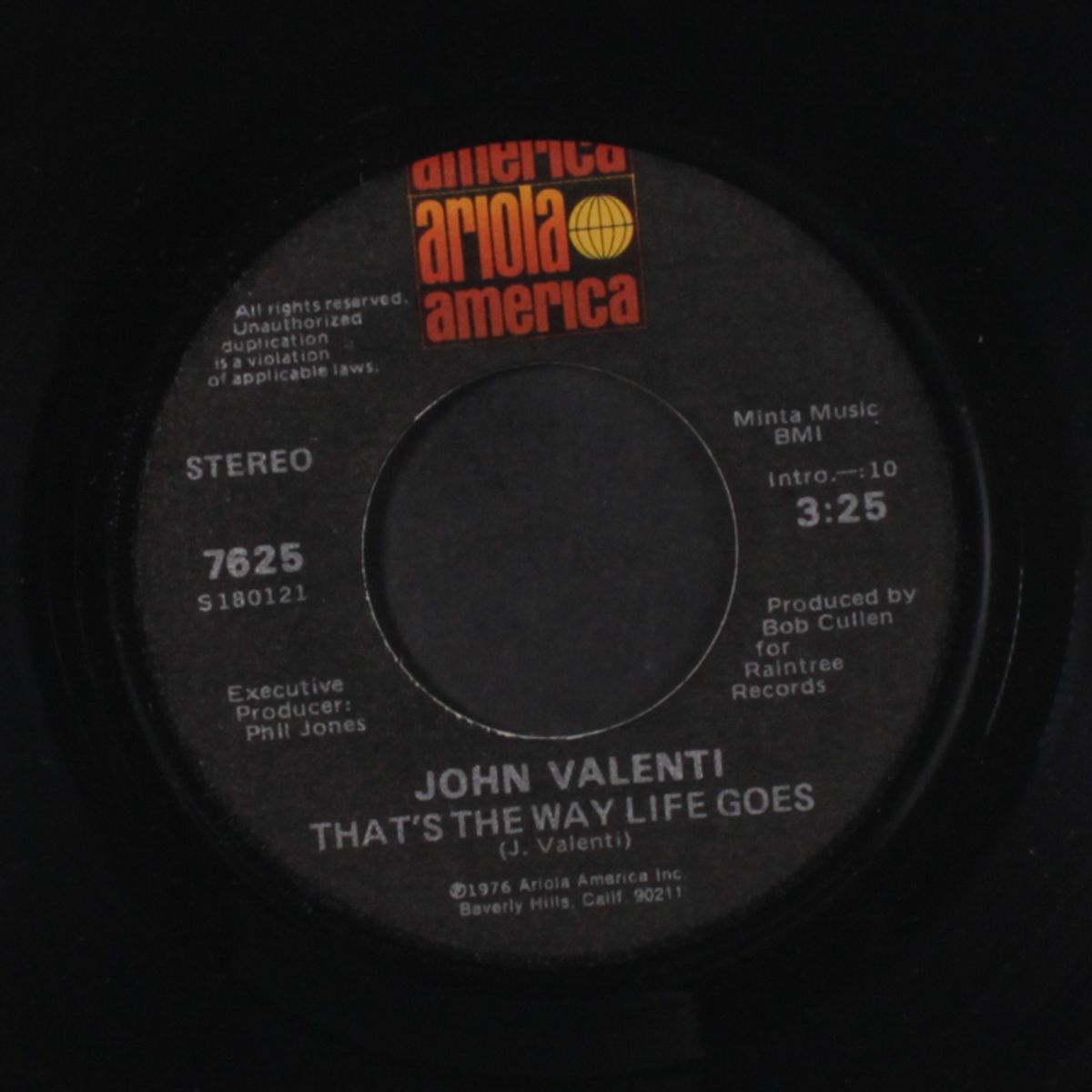 anything you want / that's the way life goes by JOHN VALENTI