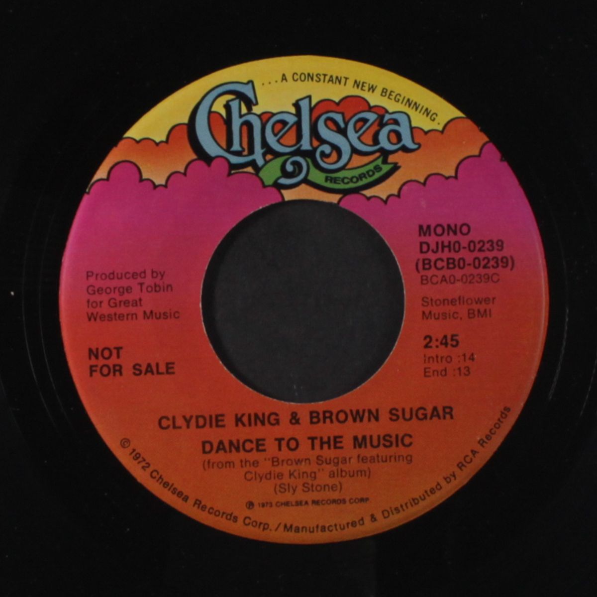 dance to the music / mono by CLYDIE KING & BROWN SUGAR