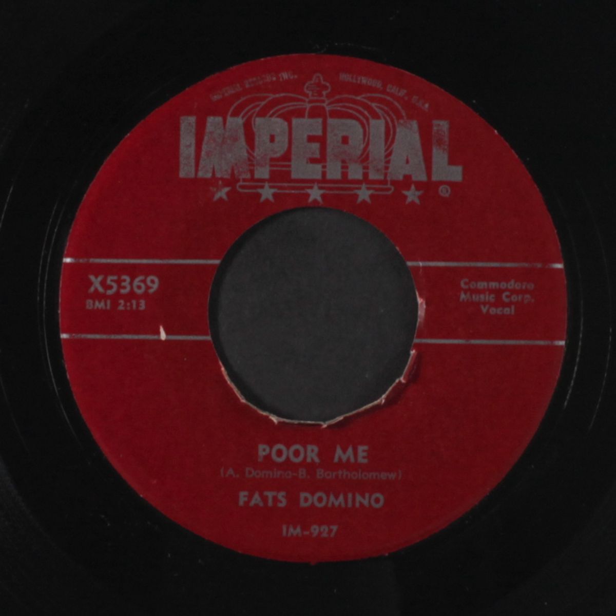 poor me / i can't go on by FATS DOMINO