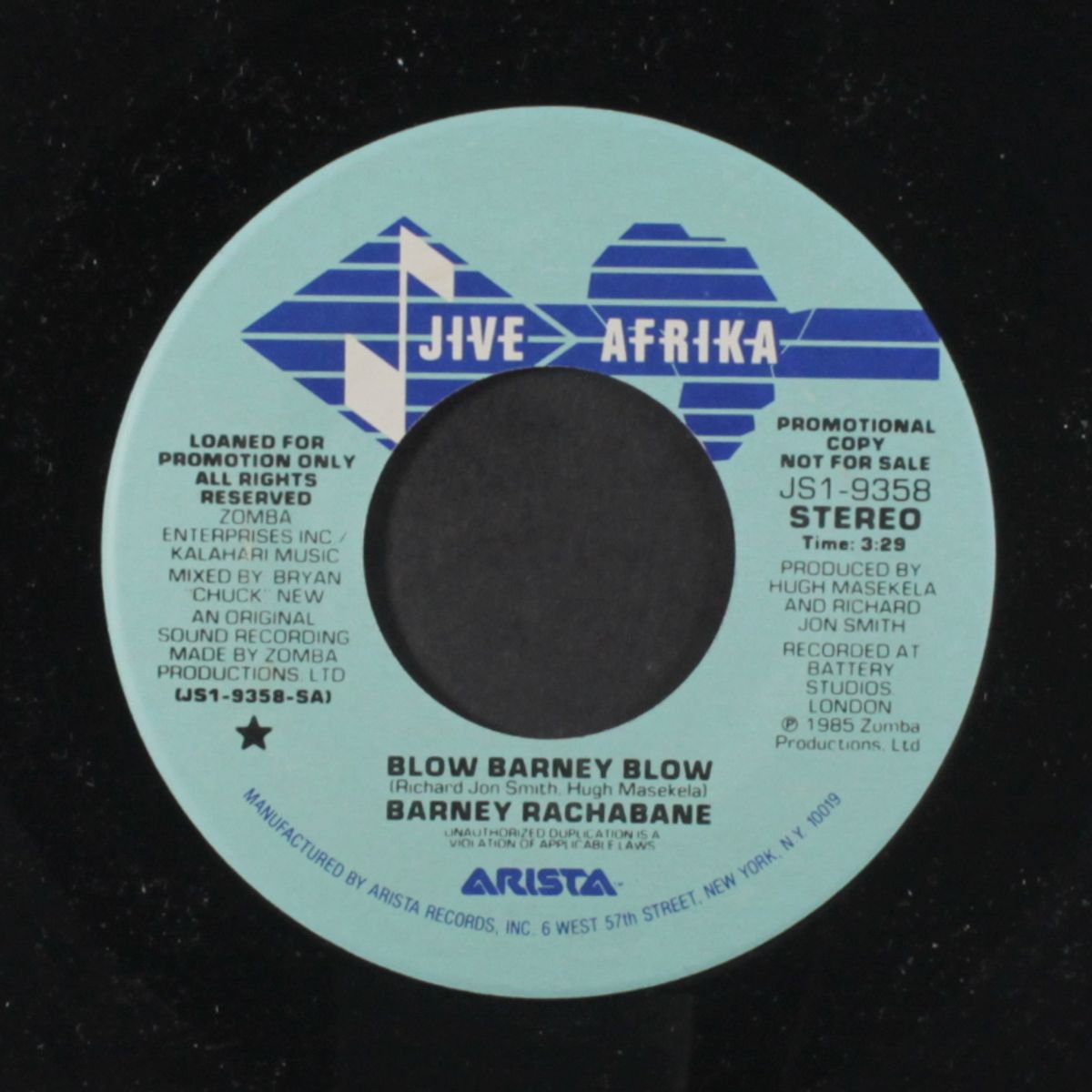 blow barney blow / same by BARNEY RACHABANE