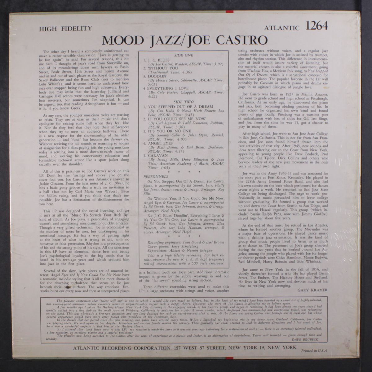 mood jazz by JOE CASTRO