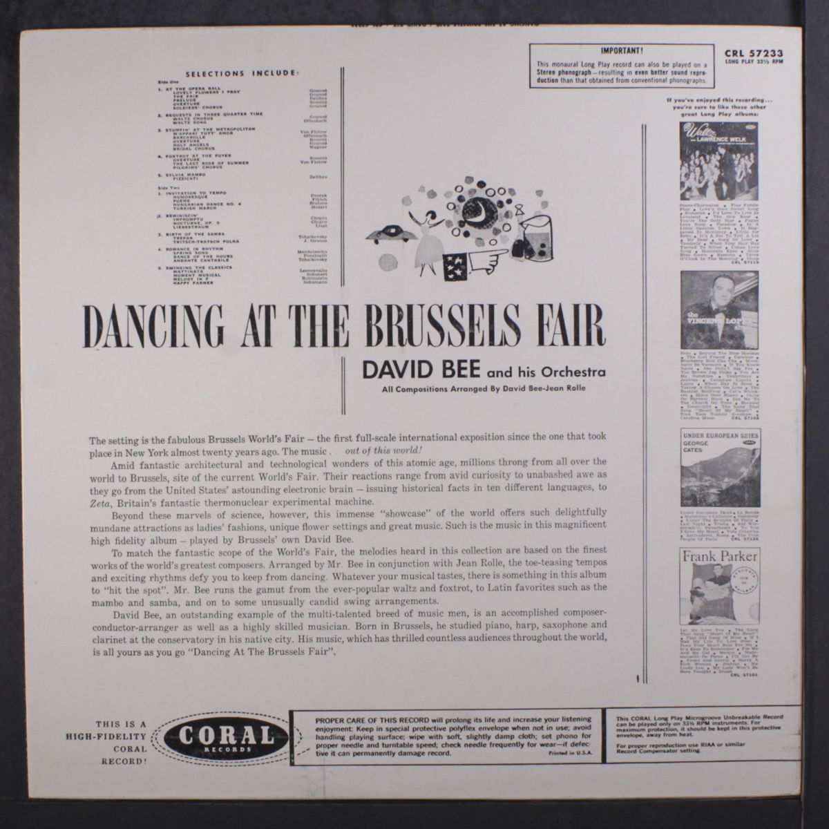 dancing at the brussels fair by DAVID BEE