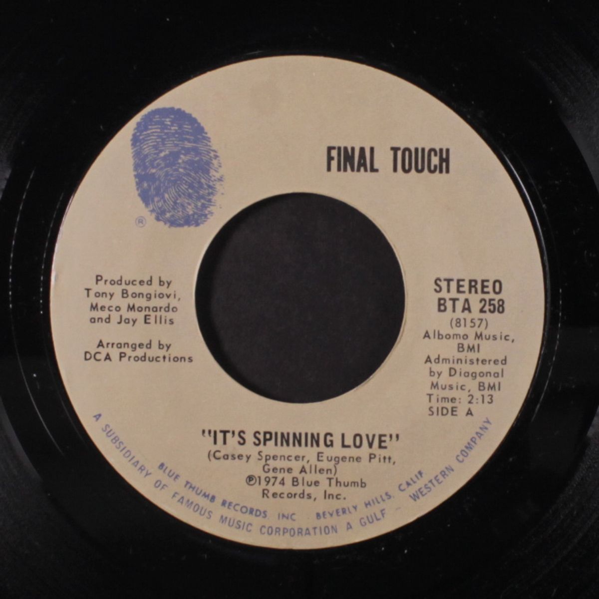 it's spinning love / we belong together by FINAL TOUCH