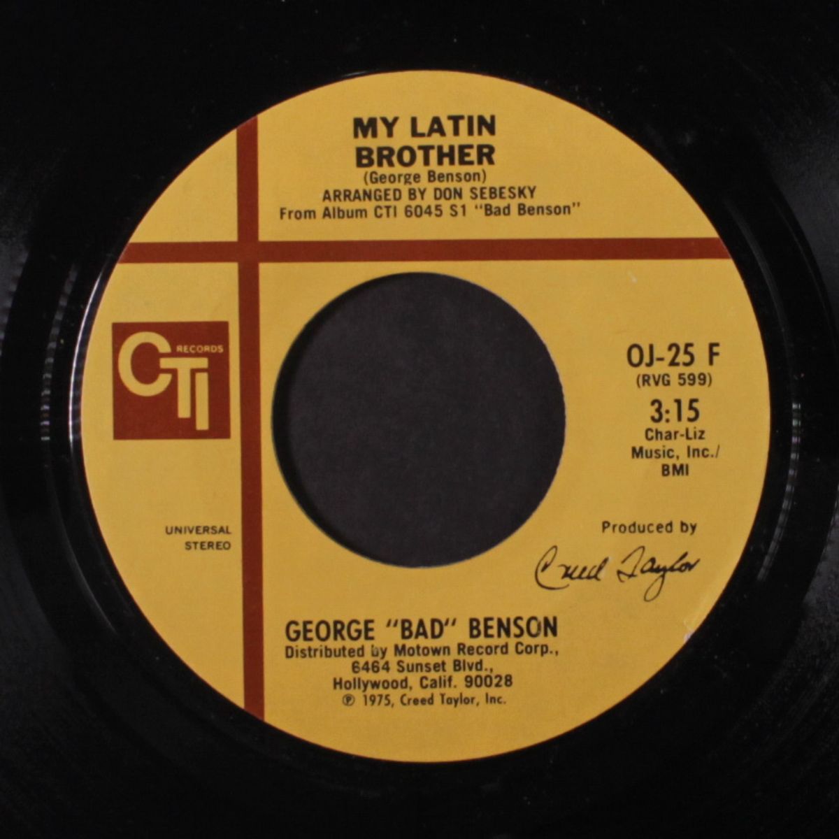 supership / my latin brother by GEORGE BENSON