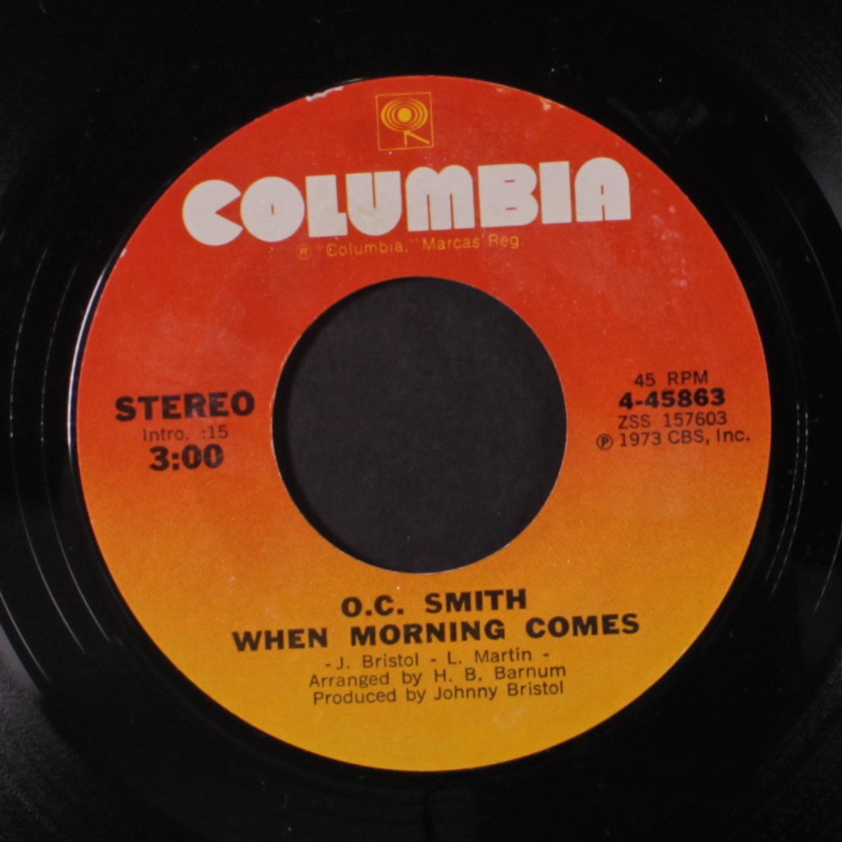la la peace song / when morning comes by O.C. SMITH