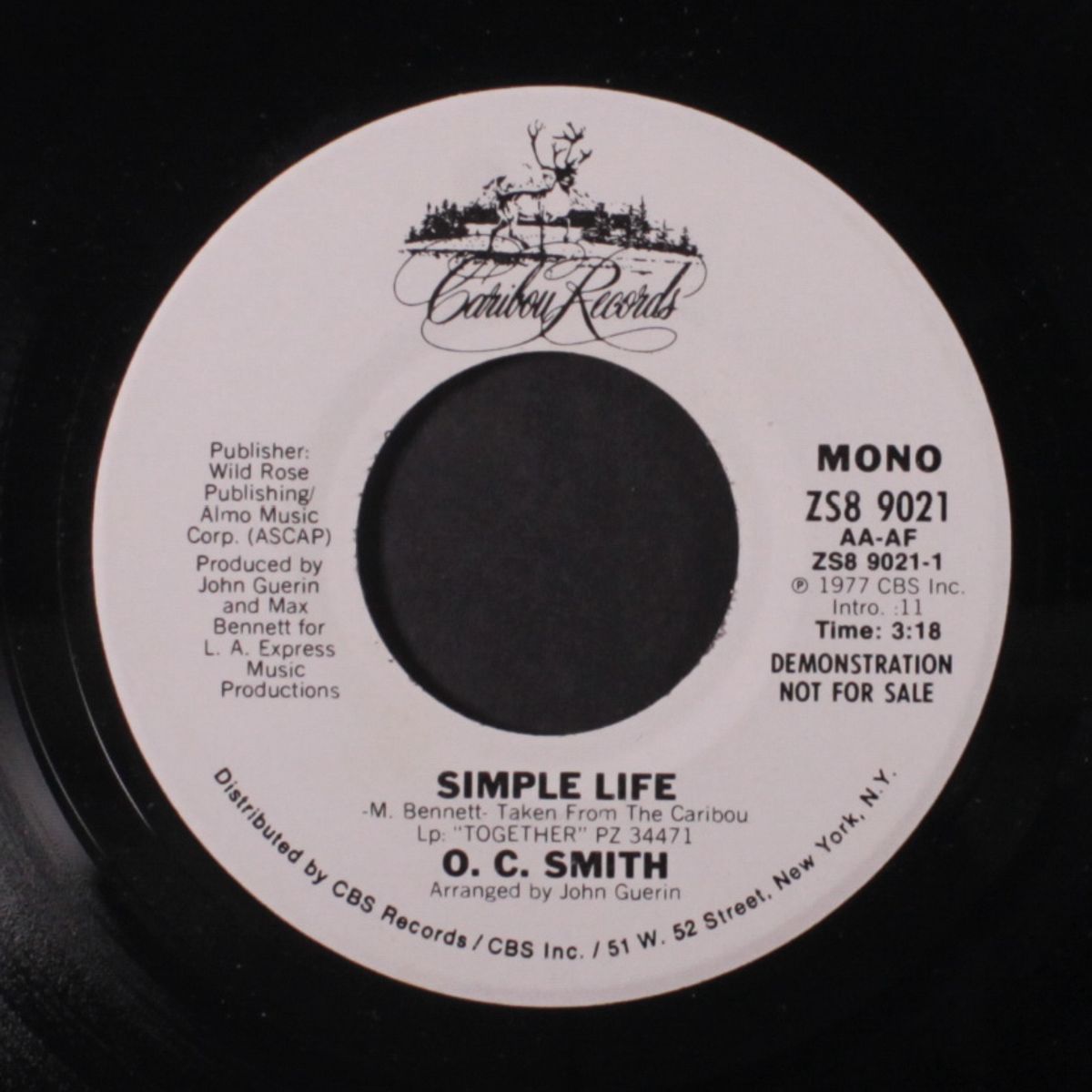 simple life / mono by O.C. SMITH