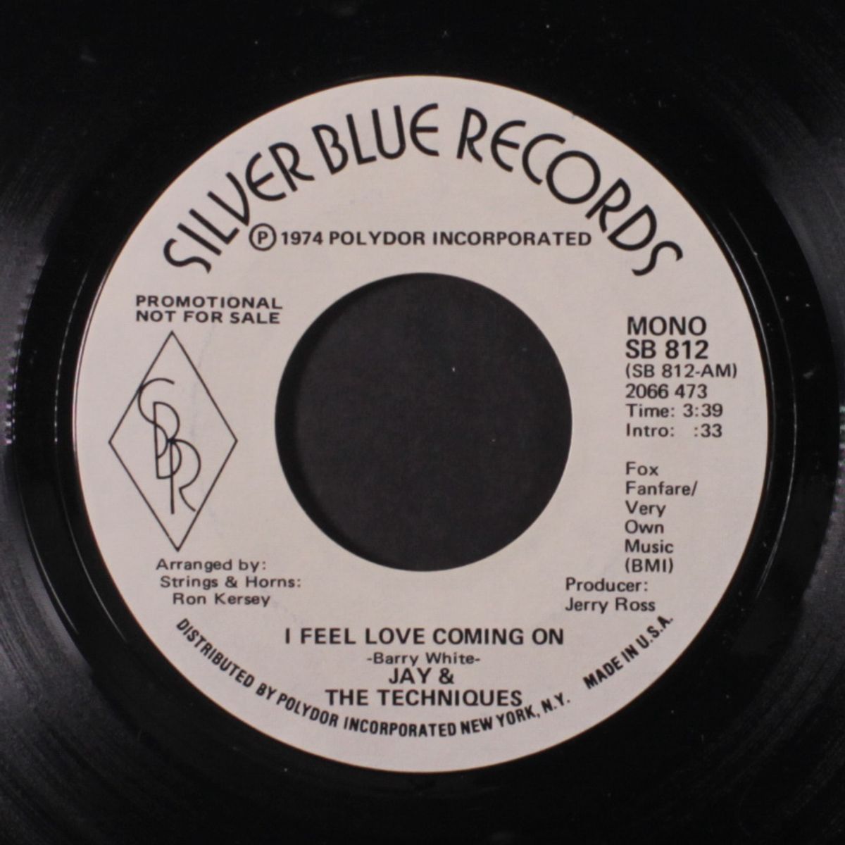 i feel love coming on / mono by JAY & TECHNIQUES