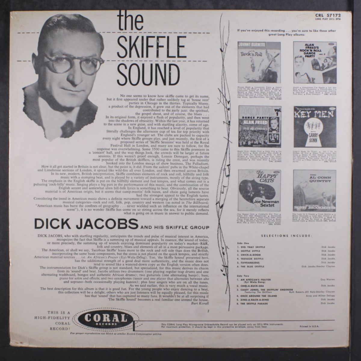 the skiffle sound by DICK JACOBS & HIS SKIFFLE GROUP