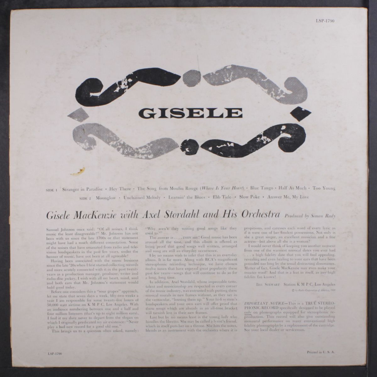 gisele by GISELE MACKENZIE