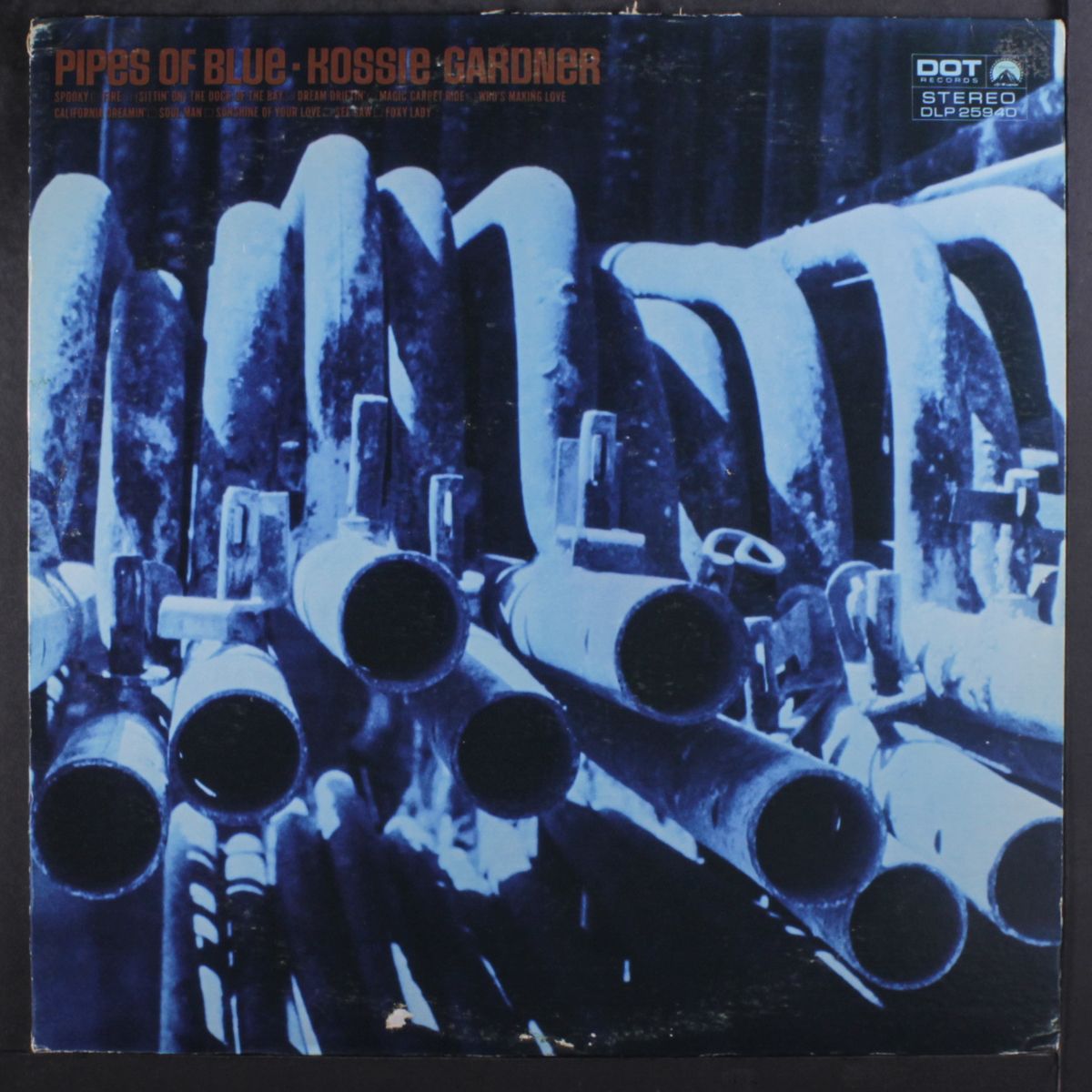pipes of blue by KOSSIE GARDNER