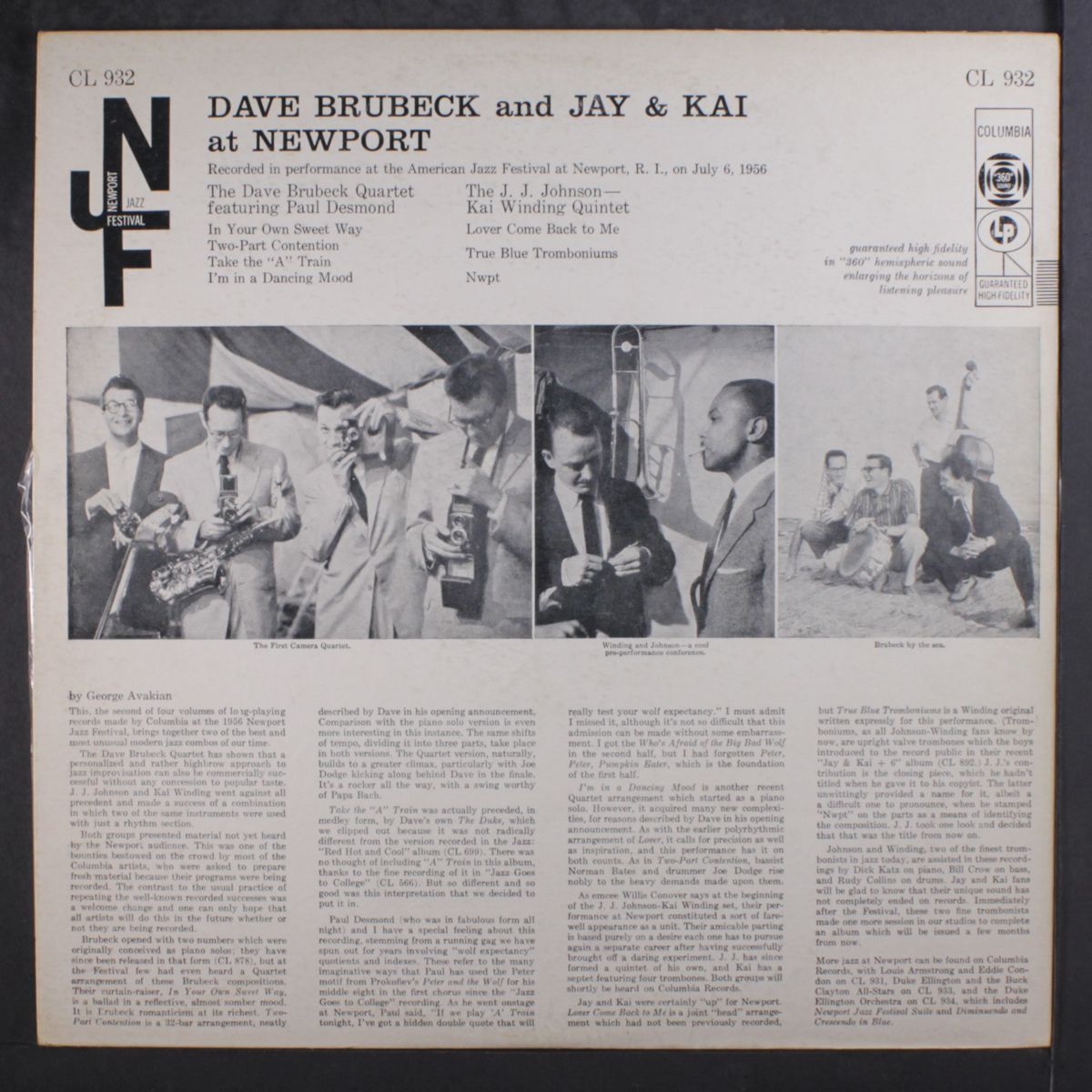 and jay & kai at newport by DAVE BRUBECK
