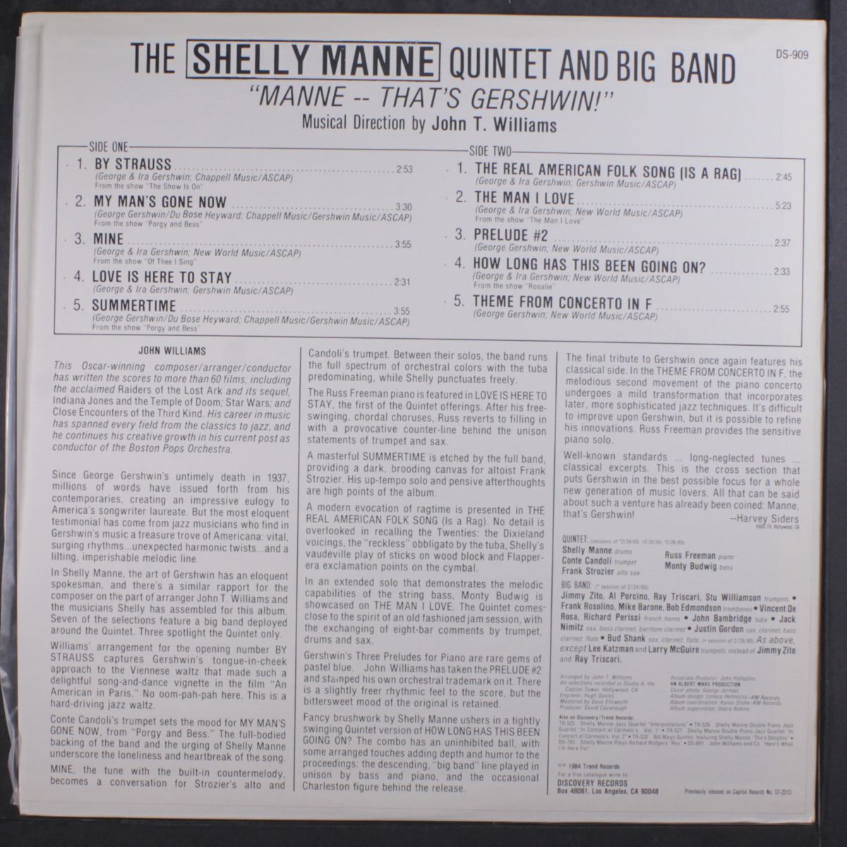 manne, that's gershwin! by SHELLY MANNE
