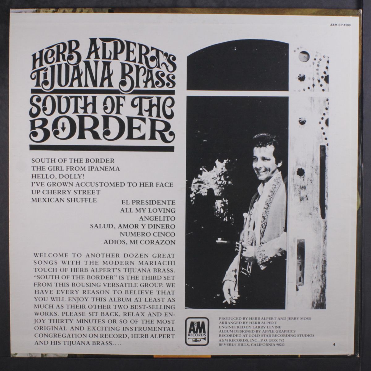 south of the border by HERB ALPERT & TIJUANA BRASS