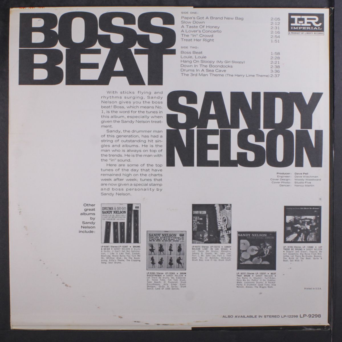 boss beat by SANDY NELSON