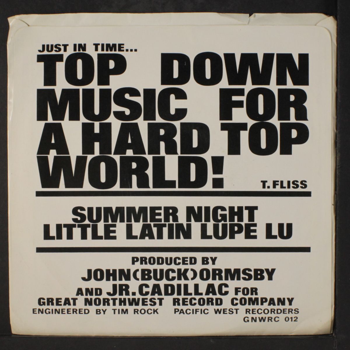 summer night / little latin lupe lu by JR. CADILLAC