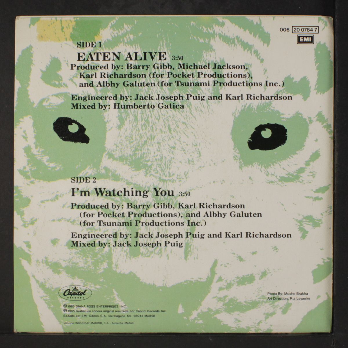 eaten alive / i'm watching you by DIANA ROSS