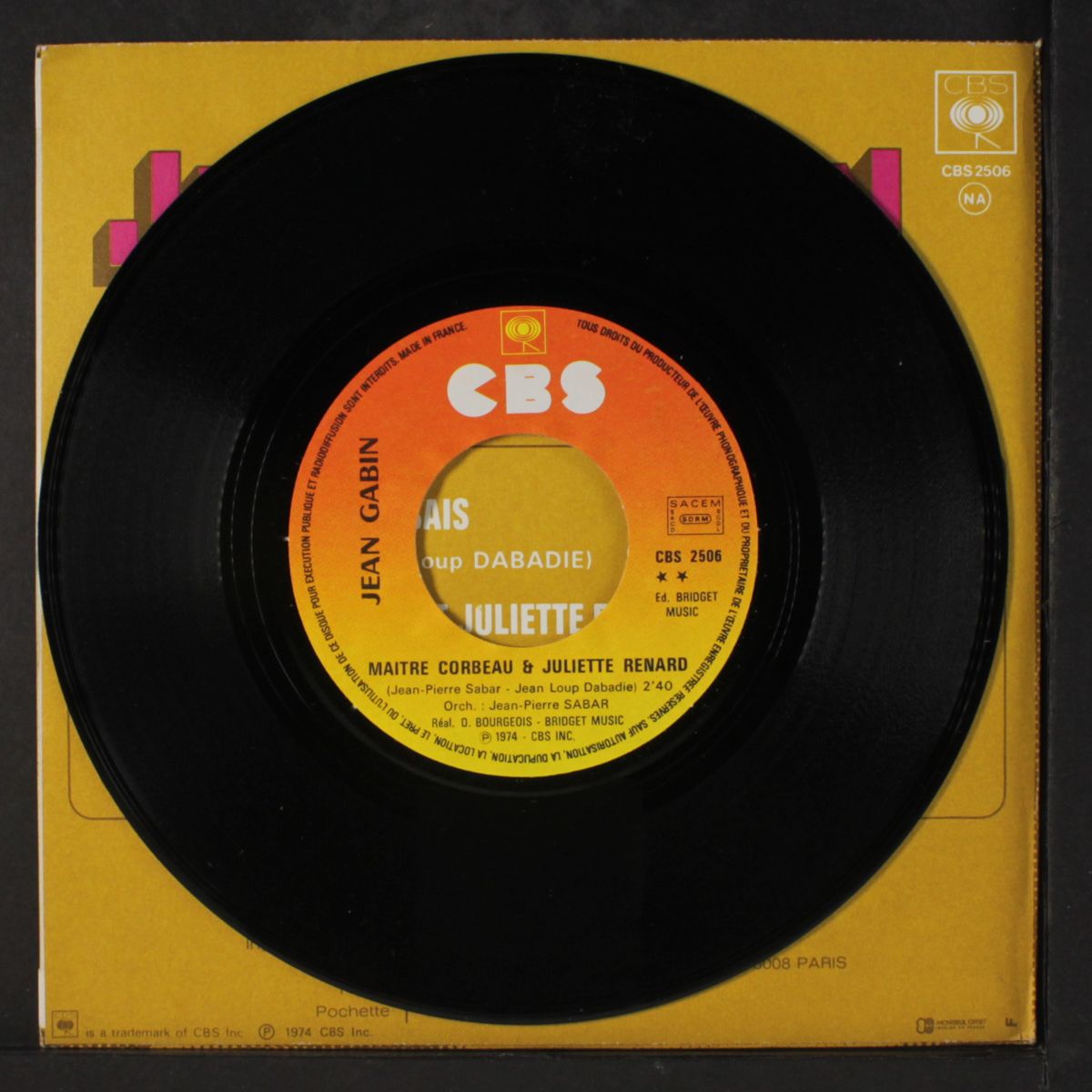 maintenant je sais by JEAN GABIN