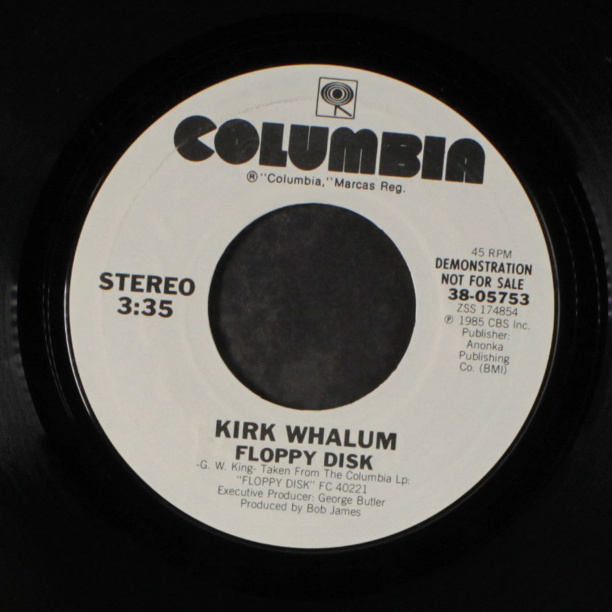 floppy disk / same by KIRK WHALUM