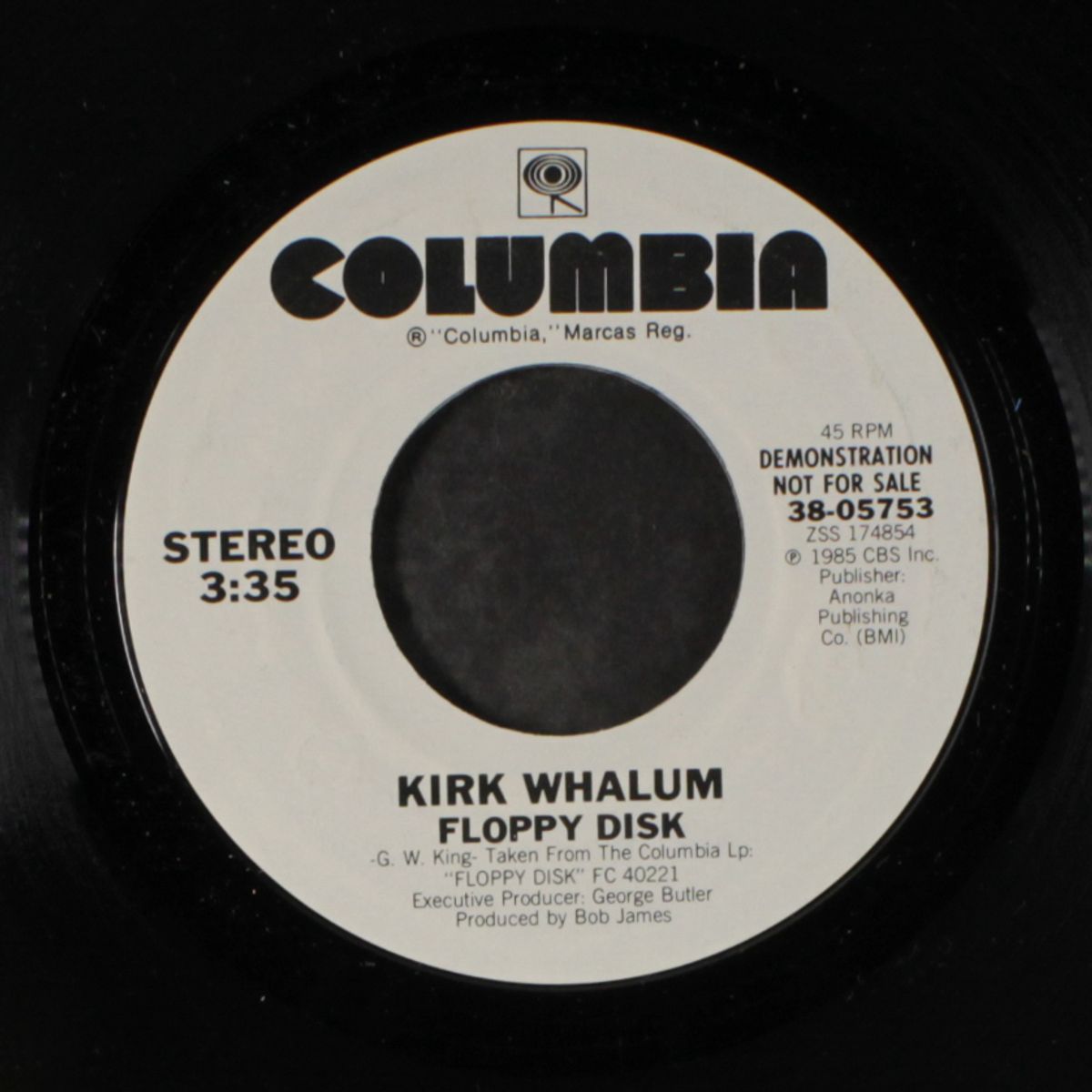floppy disk / same by KIRK WHALUM