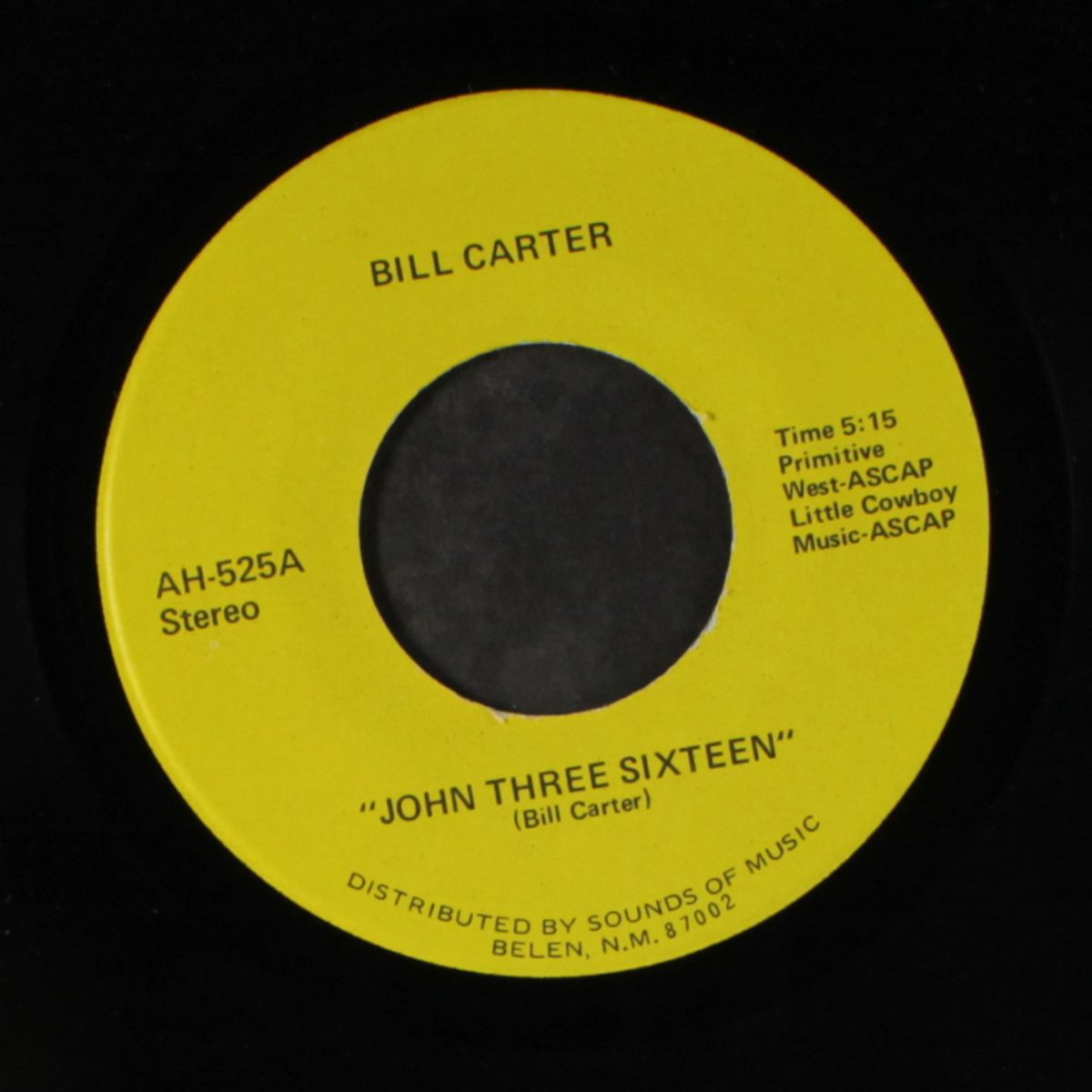 mighty man / john three sixteen by BILL CARTER