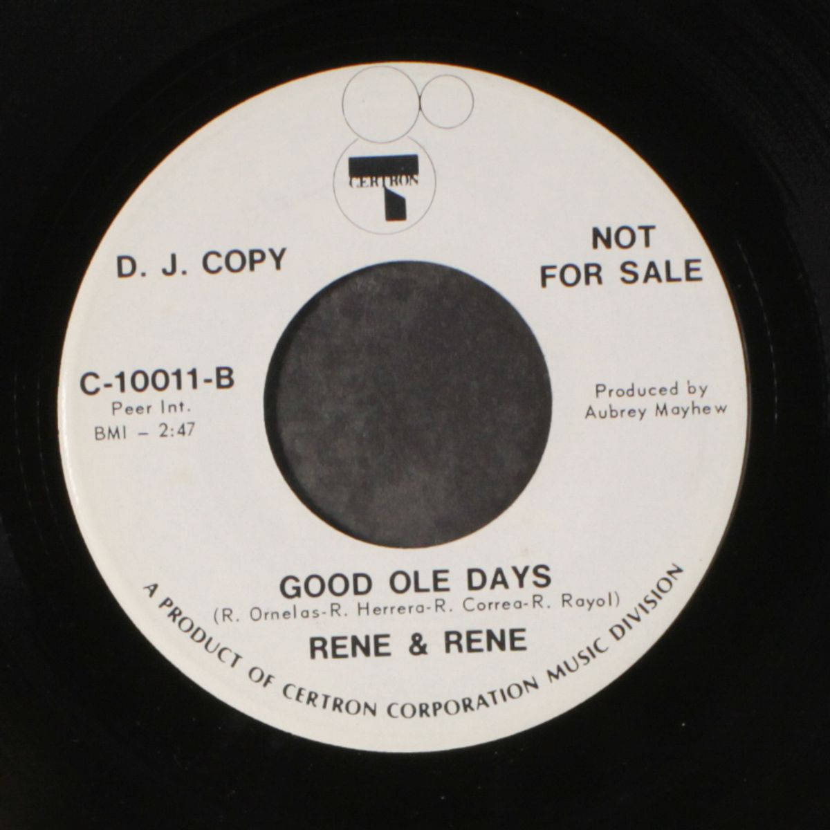 good ole days / my amigo jose by RENE & RENE