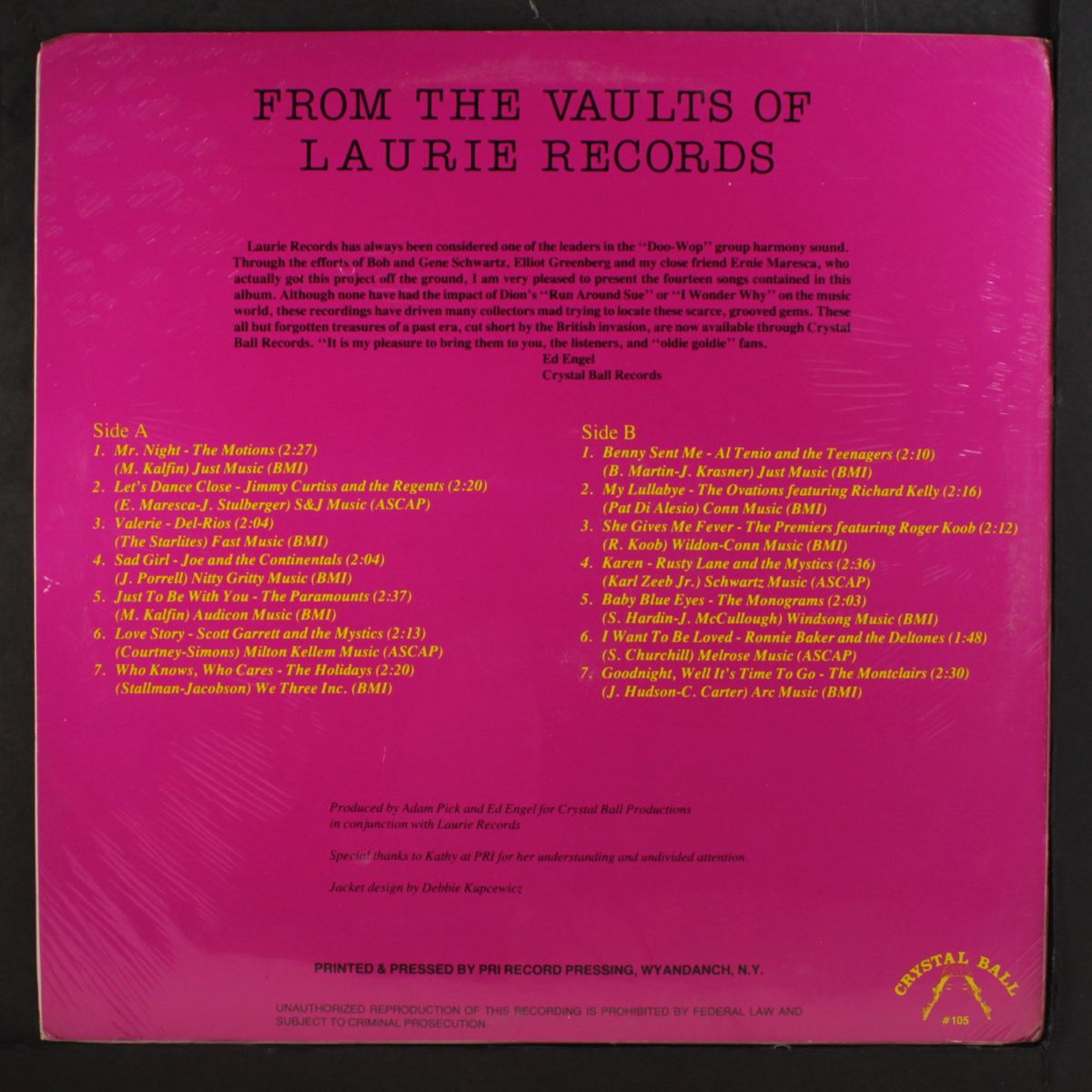 from the vaults of laurie records by VARIOUS