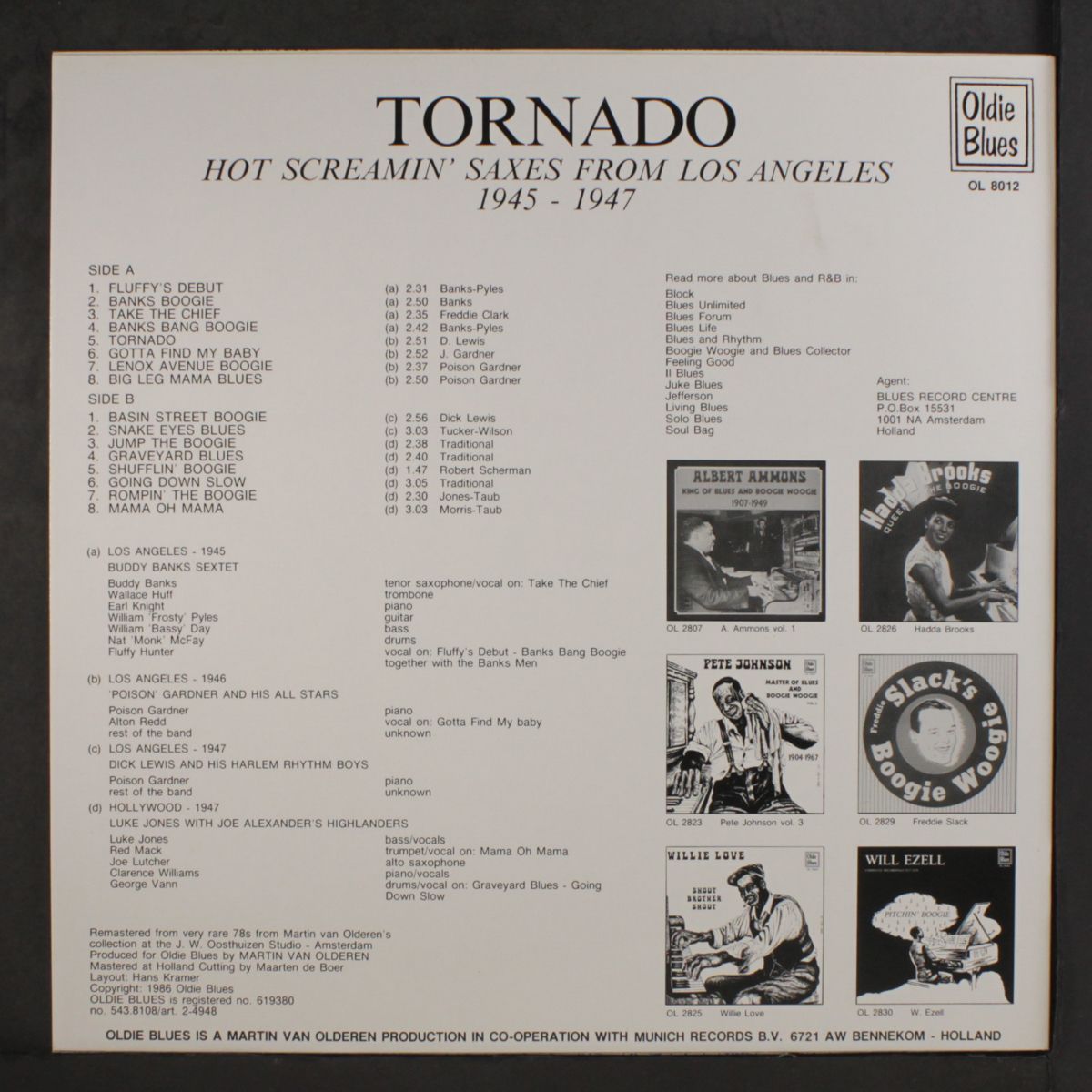 tornado; hot screamin' saxes from los angeles, 1945-1947 by VARIOUS