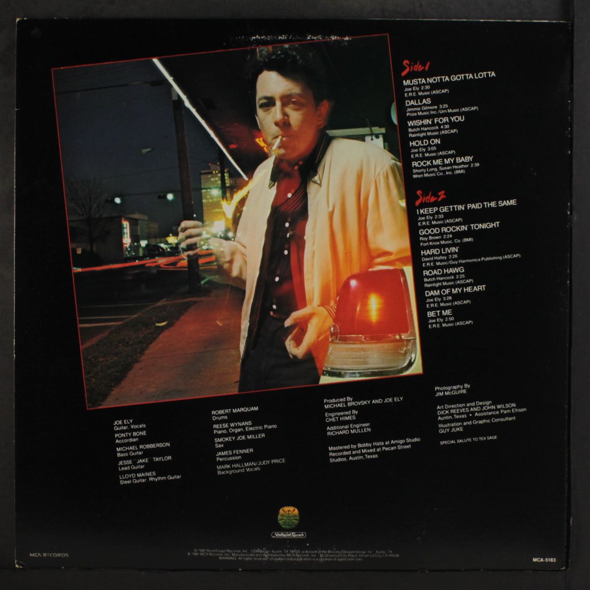 musta notta gotta lotta by JOE ELY