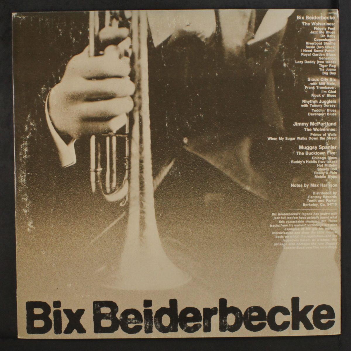 and the chicago cornets by BIX BEIDERBECKE