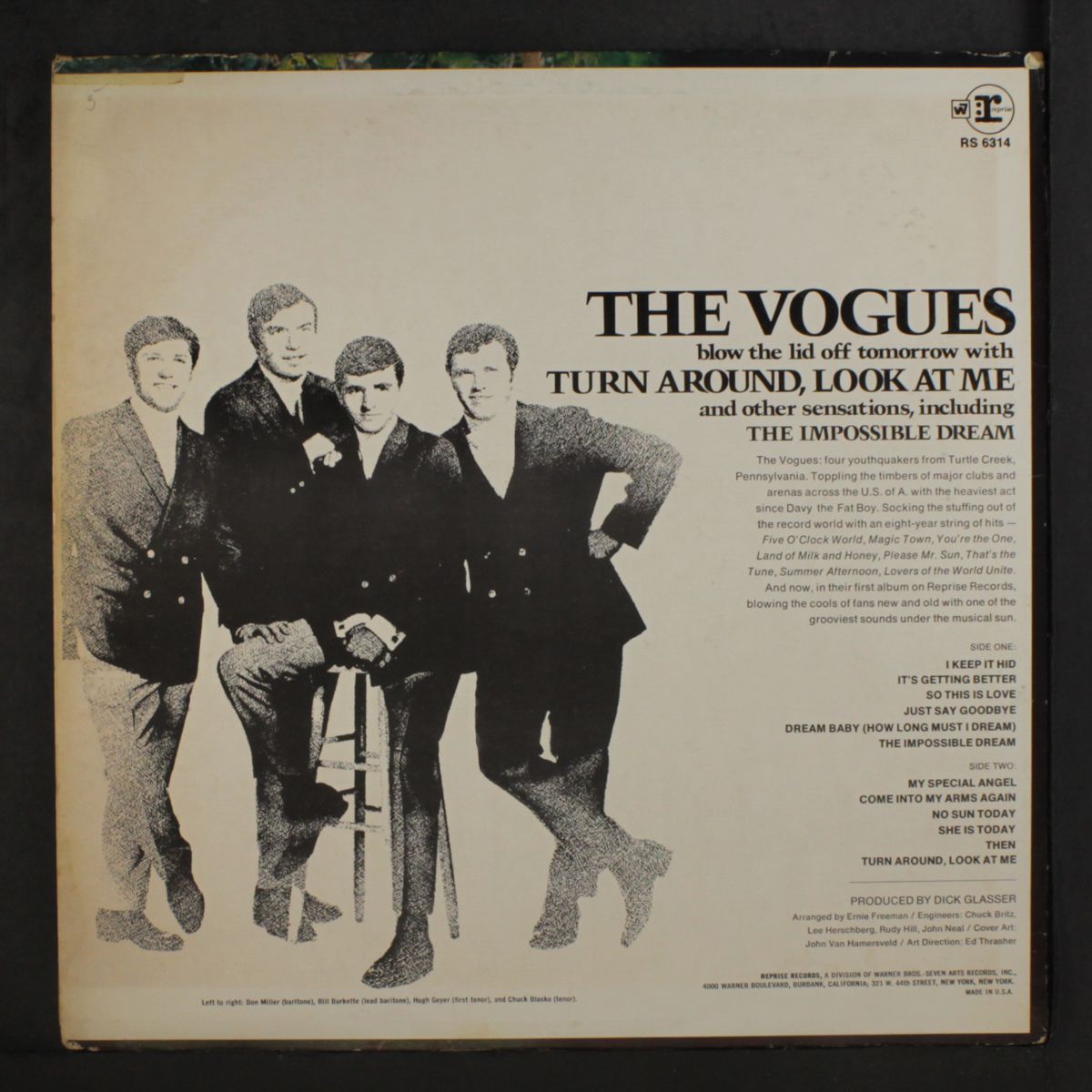 turn around, look at me by VOGUES