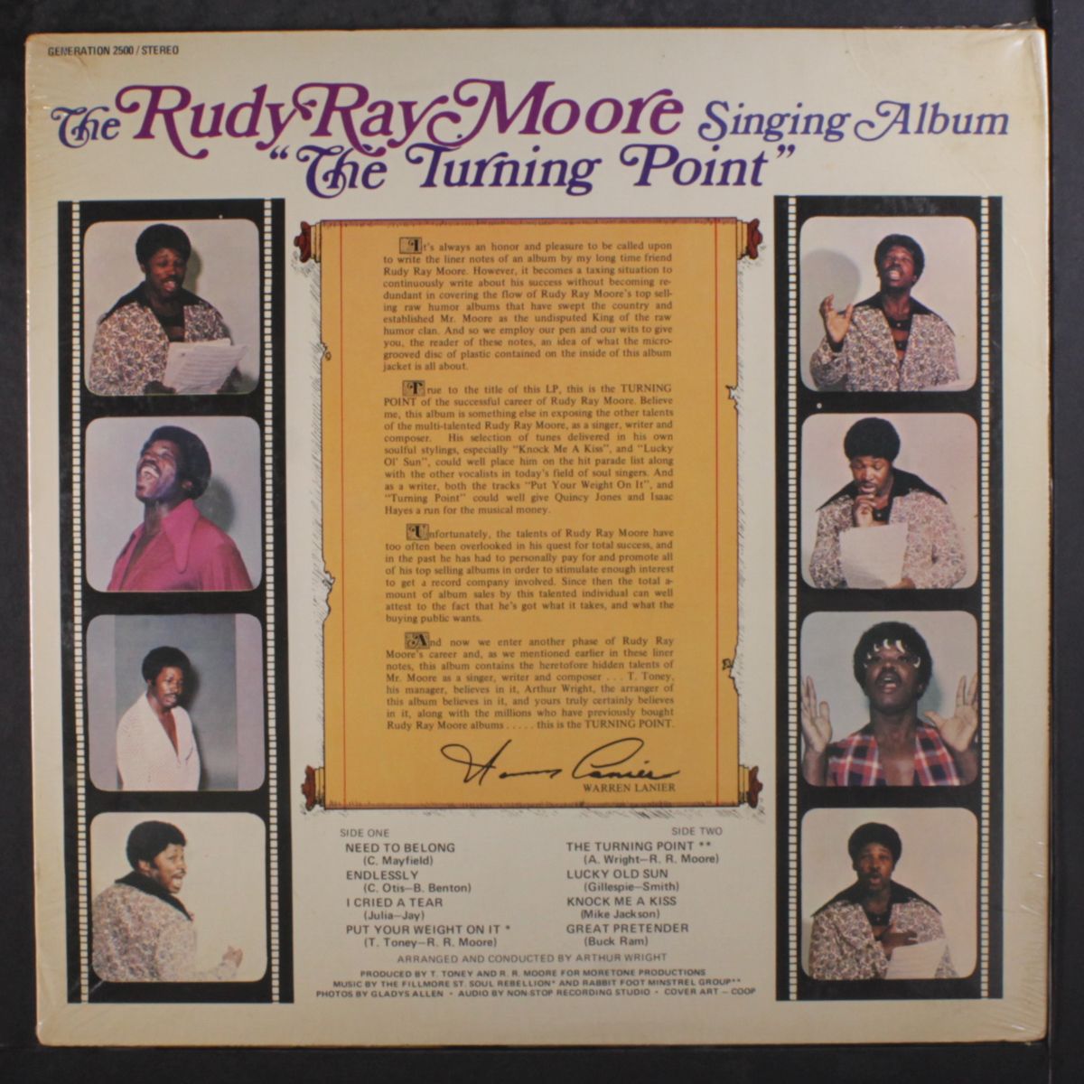 the turning point by RUDY RAY MOORE