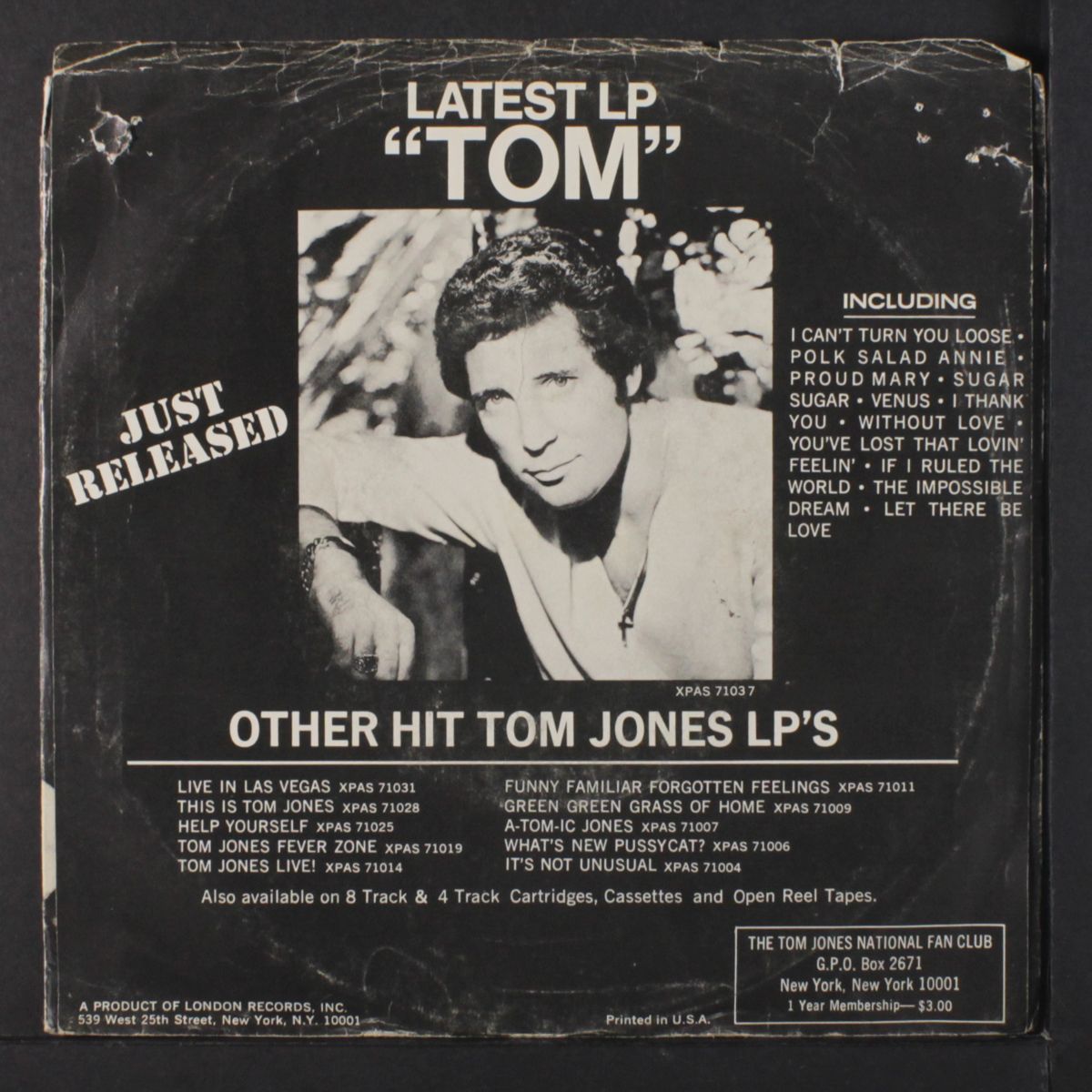 daughter of darkness by TOM JONES