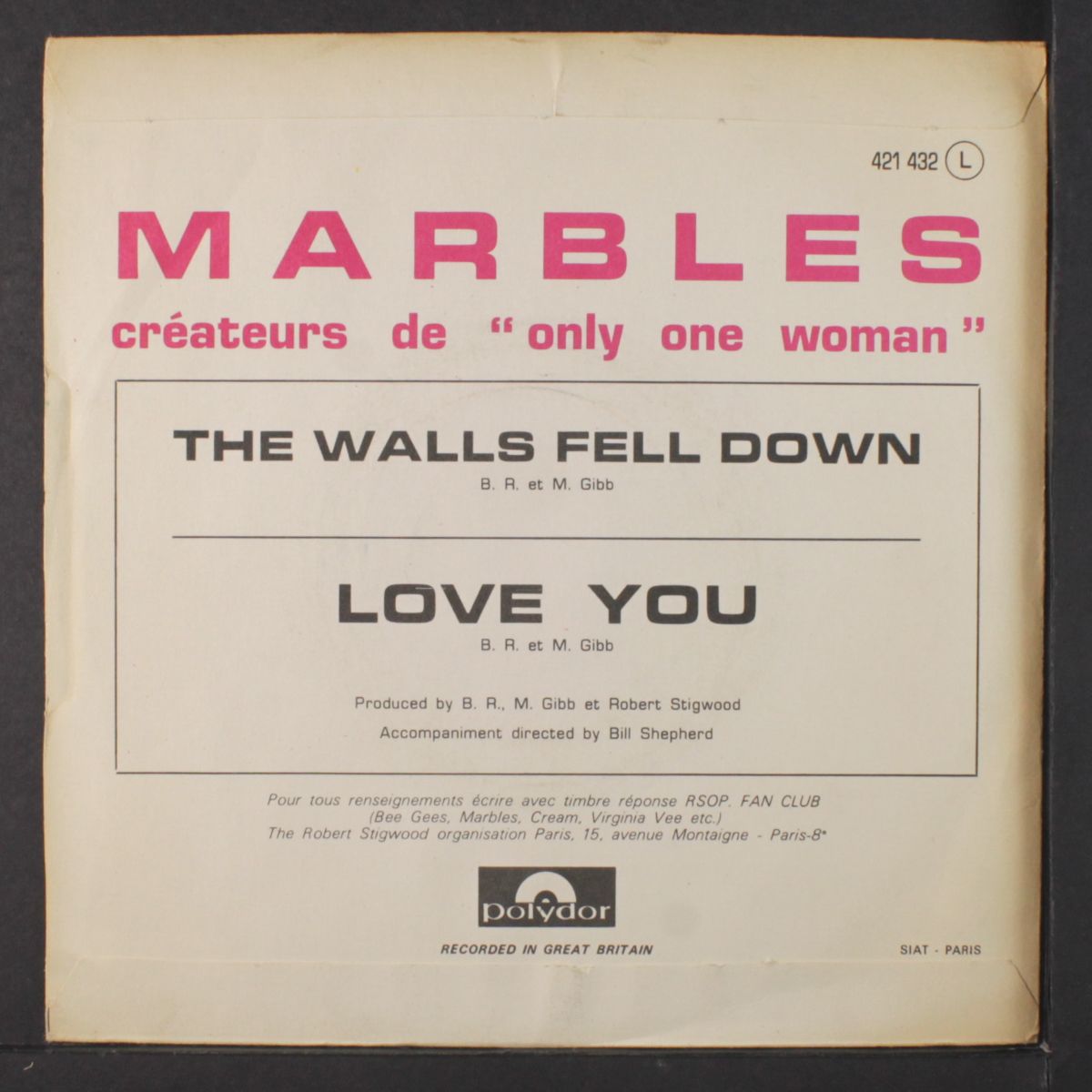 the walls fell down / love you by MARBLES