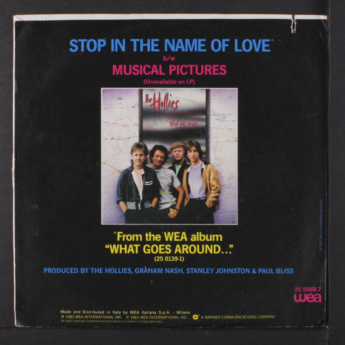 stop in the name of love / musical pictures by HOLLIES