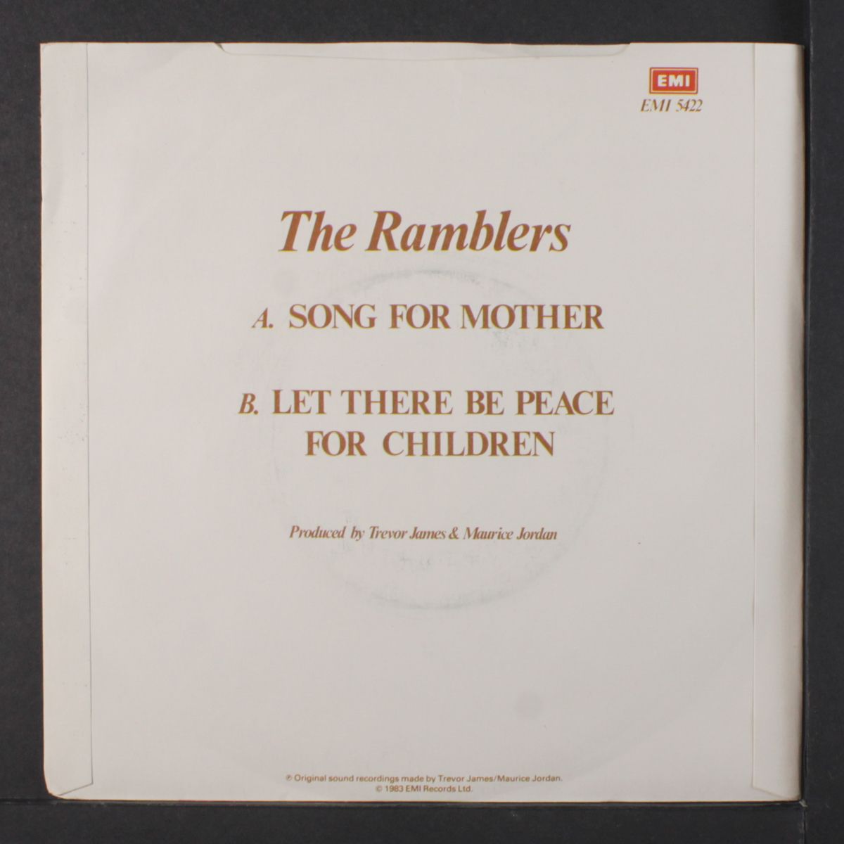 song for mother / let there be peace for children by RAMBLERS